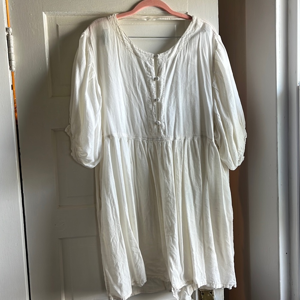 Avy and Co soft white cotton romper
